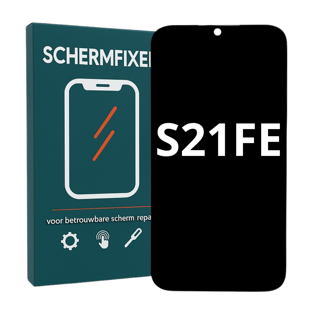 samsung galaxy s21fe scherm met frame