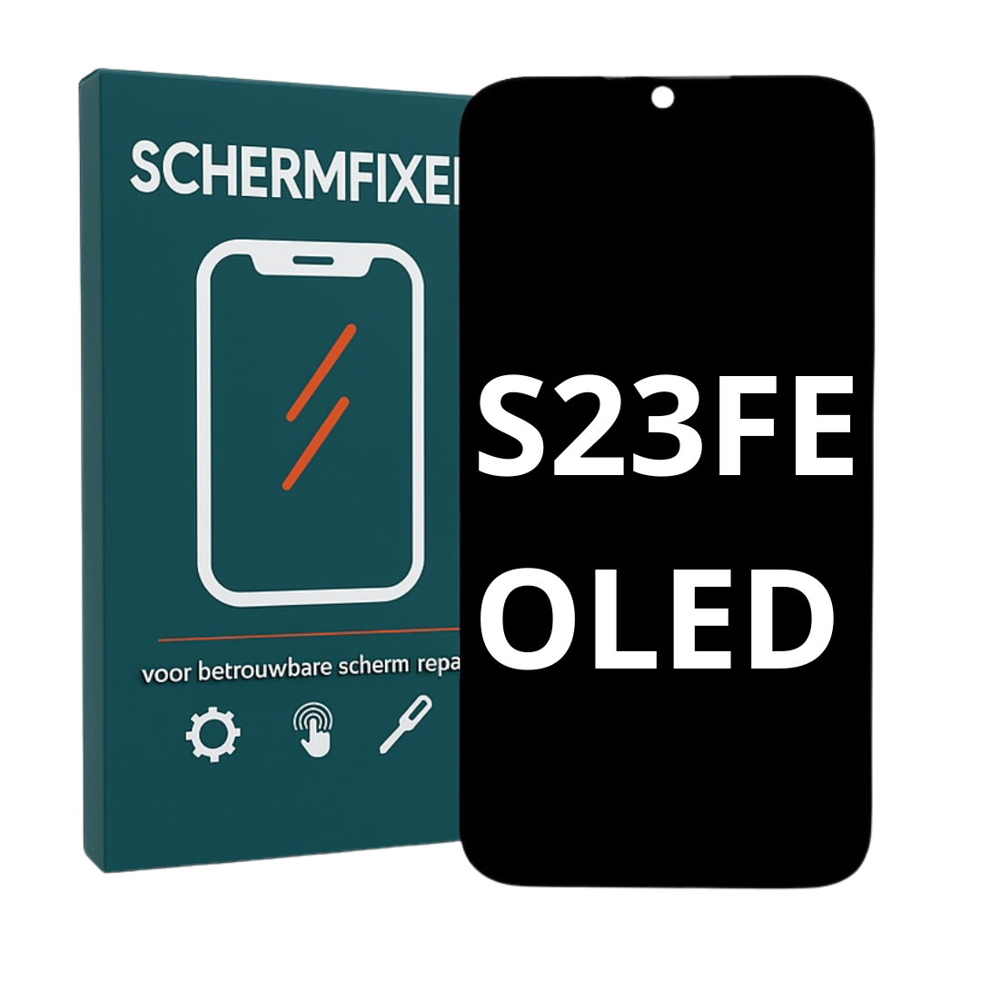 samsung galaxy s23fe oled scherm met frame